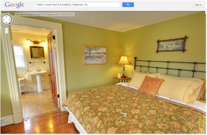 Bed Breakfasts Google Virtual Tours